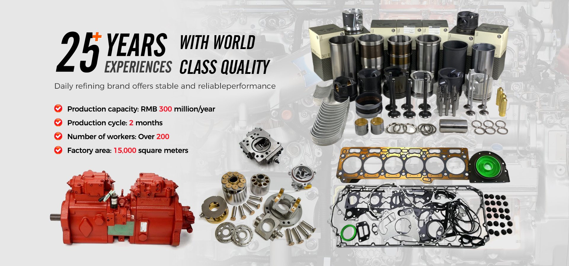 quality Engine Parts For Caterpillar factory