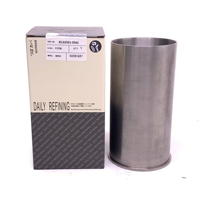DL08 cylinder liner engine For Doosan Diesel Engine 65.01201-0074