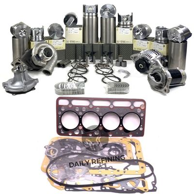 Rebuild kit overhaul kit FOR caterpillar 3024 engine Parts cylinder liners pistons Gasket kit piston rings