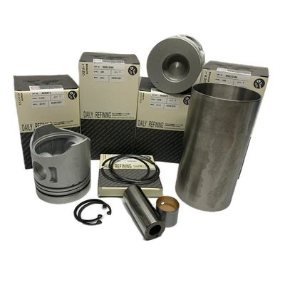 6D34 4D34 Engine Liner Kit HD820 SK200-6 Kobelco Engine Cylinder Piston Kit